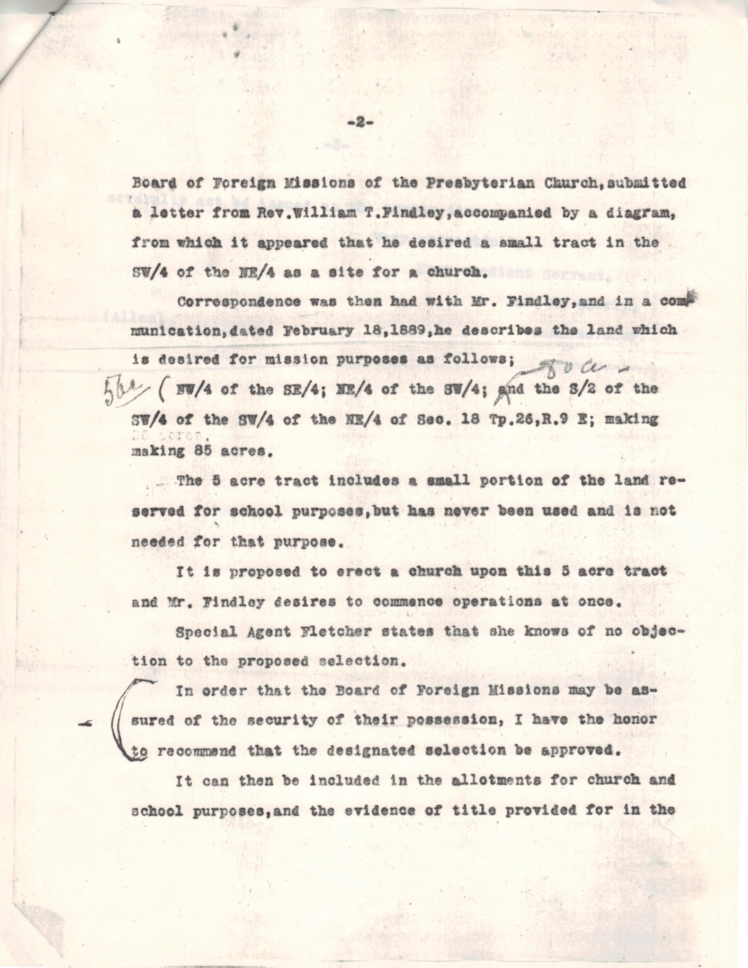April 3, 1889: Law and land document (2)